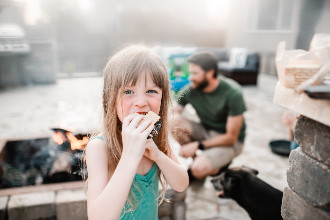 Authentic in-home family photography session with a family in Omaha